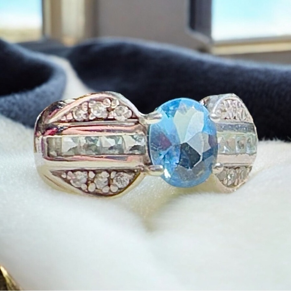 Vintage Sterling Silver Cocktail Ring (6)